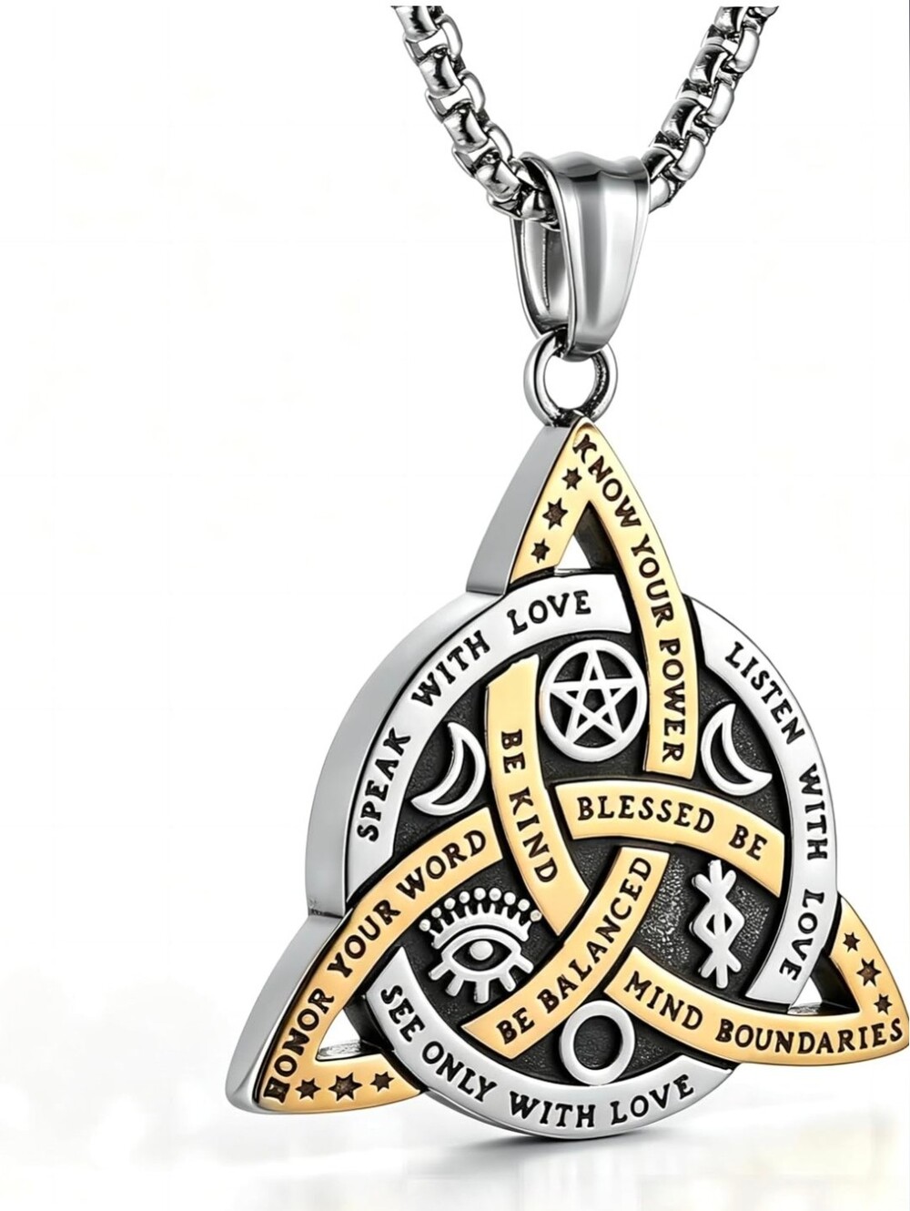 Celtic Trinity Knot Pendant Necklace